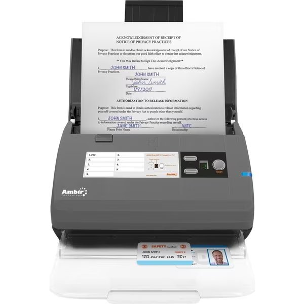 Ambir Ds830Ix Imagescan Pro 830Ix, 30Ppm/60Ipm Adf Duplex Scanner;, Ambir, Mfr#: DS830IX-ATH